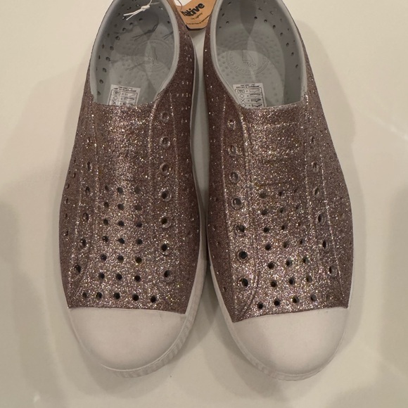 Native Glittery Slip-On Shoes with White Soles - Picture 1 of 4